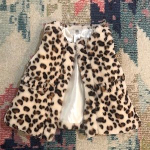 Leopard print, Size 24 months vest